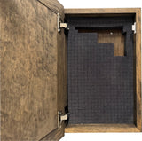 Hidden Gun Storage Cabinet Welcome to Our Home, Jacobean, Concealed Pistol Safe, Concealment Furniture, Handmade in the USA, Home Self Defense