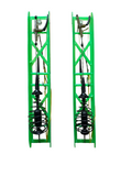 2 Pack Fishing Spring Feeder Baits Cage with 2 Hooks, Cage Hook Rigs Set with Sinker