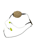 2 Pack Fishing Spring Feeder Baits Cage with 2 Hooks, Cage Hook Rigs Set with Sinker