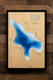 Wolf Lake in Fond du Lac County, Wisconsin
