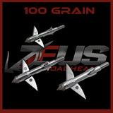 ZEUS BROADHEADS 100GR OR 125GR (3 PACK)