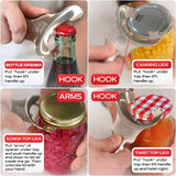 FORJARS® Fall Set – 200 Lids + FREE Jar Opener