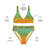 Recycled high-waisted bikini