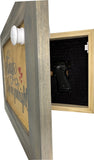 Always Kiss Me Goodnight Hidden Gun Cabinet Wall Decor Concealed Furniture Concealment Shelf