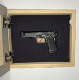 Always Kiss Me Goodnight Hidden Gun Cabinet Wall Decor Concealed Furniture Concealment Shelf