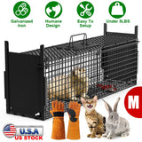 40in Live Animal Trap Cage - Humane Catch & Release