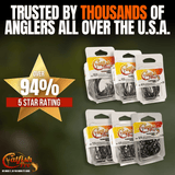 Double Offset Circle Hooks 6/0 - Value Pack