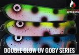 Ice Strong Outdoors - 10" Painted Glow UV Dual Fin Fishblades RESTOCKED JUNE 3, 2026
