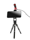 Linkogear Aluminum Phone Clamp Mount 360° Rotating Cold Shoe Tripod