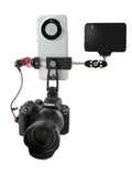 Linkogear Aluminum Phone Clamp Mount 360° Rotating Cold Shoe Tripod