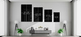 Lonely Deer Glass Wall Art