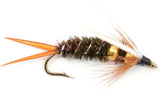 Double Bead Prince Nymph Fly Fishing Flies - 6 Flies Size 10