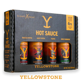 Yellowstone Hot Sauce Variety Pack 4 Bottles