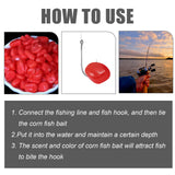 Yegbong Corn Fish Bait, Reservoir Fish Bait Fishing Lure Fish Portable Fish Primer