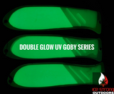 Ice Strong Outdoors - 10" Painted Glow UV Dual Fin Fishblades RESTOCKED JUNE 3, 2026