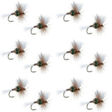 H & L Variant Classic Dry Fly - 1 Dozen Flies Hook Size 16