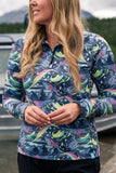 HaliBorealis Thermal 1/4 Zip Top