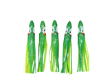 4.5" Hoochie Skirts - 5 Pack