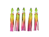 4.5" Hoochie Skirts - 5 Pack
