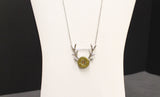 Deer Antlers Shotgun Shell Necklace, Country Western Shotgun Shell Jewelry Gift For Her, Hunting Jewelry, Deer Horns Jewelry Girlfriend Gift