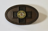 Rustic Finish Shotgun Shell Cross Belt Buckle, Southwestern Style, Gift For Her, Girlfriend Gift, Valentines Day Gift, Valentine Gift