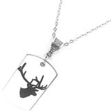 Hunter Gifts, Deer Horns Necklace, Elk Horns Necklace, First Deer Gift, Daughter Gift, Wife Gift, Hunting Girlfriend Gift, Women Hunters