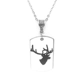 Hunter Gifts, Deer Horns Necklace, Elk Horns Necklace, First Deer Gift, Daughter Gift, Wife Gift, Hunting Girlfriend Gift, Women Hunters
