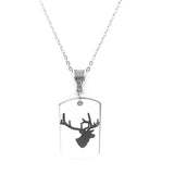Hunter Gifts, Deer Horns Necklace, Elk Horns Necklace, First Deer Gift, Daughter Gift, Wife Gift, Hunting Girlfriend Gift, Women Hunters