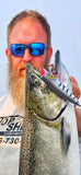NEW RELEASE BAD BLOOD GLOW UV! Ice Strong Outdoors - Killer Fish - Rattling TROLLING PLUG UV - CUSTOMS! DESIGN YOUR OWN!