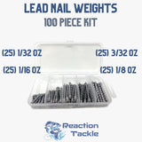 Reaction Tackle Lead Nail Weights/Insert Sinkers