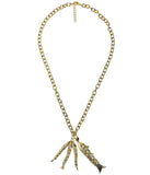 Lucky Double Fish Necklace- Momma and Baby Fish
