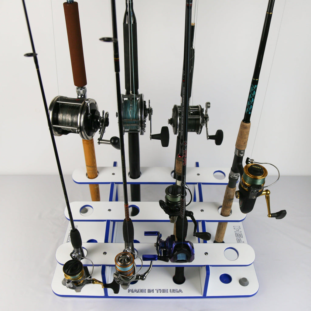 +fishing +poles +for +sale Trapski 12-Rod Storage Rack Holder