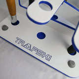 Made in the USA Fishing Rod Holder Rack | Marine Grade HDPE | 12 Pole Waterproof Wash-down | Dock, Garage, Boat, Storage | 1.5 in Holes | Fits All Sizes