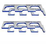 Made in the USA Premium Fishing Rod/Pole Holder Rack Organizers | Wall or Ceiling or Boat Mounted Fishing Rod Rack | Durable Marine Grade HDPE Plastic | Stackable Storage