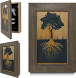 Tree of Life Hidden Gun Storage Wall Decor Concealment Furniture