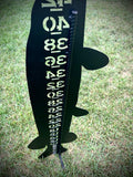 Metal Musky / Pike Snow Gauge - Steel - 42-inch