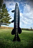 Metal Musky / Pike Snow Gauge - Steel - 42-inch