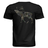 Timber Splash Burst Camo Elk T-Shirt