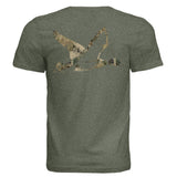 Upland Splash Burst Camo Duck T-Shirt