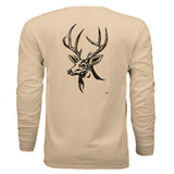Harvest Splash Burst Camo Buck Long Sleeve T-Shirt