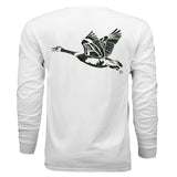 Verdant Splash Burst Goose Long Sleeve T-Shirt