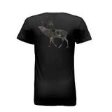 Women’s Timber Splash Burst Camo Elk T-Shirt