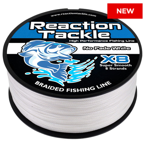 smooth braided fishing line Reaction Tackle Braided Fishing Line