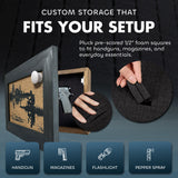 Rather Be Fishing Hidden Gun Safe - Handcrafted Gun Concealment Decor - Hidden Gun Shelf with Magnetic Lock for Quick Access - Hidden Wall Safe for Secure Storage - Made in USA