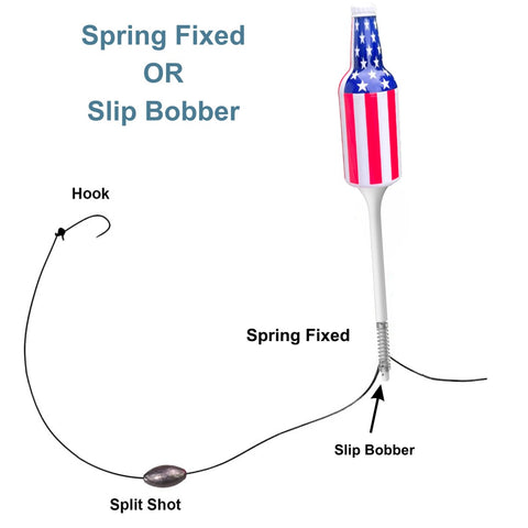 Red, White, and Blue Fishing Bobbers - 2 Pack