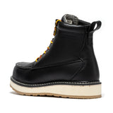 ROCKROOSTER Trinidad Men's 6 inch Black Steel Toe Wedge Work Boots SAP2301