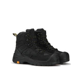 ROCKROOSTER Woodland Black 6 inch Composite Toe Leather Work Boots AK609