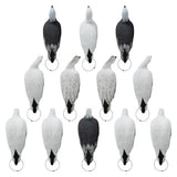 Rugged Series Full Body Snow and Blue Goose Touchdown Decoys 12-Pack