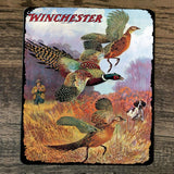 Winchester Rifle Hunting Dog and Bird Themed Mouse Pad