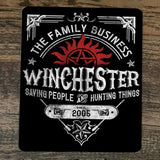 Winchester Mouse Pad - The Family Business: Saving People, Hunting Things
